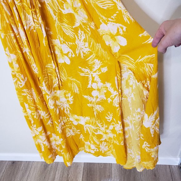 Free People Yellow Floral Maxi Dress - Picture 7 of 12